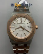 Royal Oak 15400 37mm White Textured Dial SA3120 Super Clone