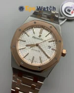 Royal Oak 15400 37mm White Textured Dial SA3120 Super Clone