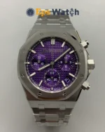 Royal Oak Chronograph 26240ST 41mm Purple Dial SH4401 Super Clone