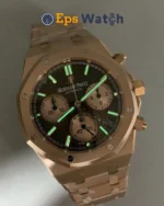 Royal Oak Chronograph 26239OR 41mm Brown Dial SA4401 Super Clone