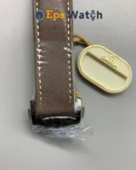 Speedmaster Best Edition 44mm Black Dial Dark Brown Strap Super Clone