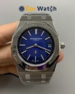 Royal Oak 15202IP 39mm Titanium Gradient Blue Textured Dial Super Clone
