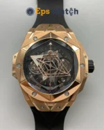 Big Bang Series Black Dial 18K Rose Gold Bezel 45mm Super Clone