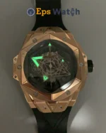 Big Bang Series Black Dial 18K Rose Gold Bezel 45mm Super Clone