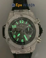 Big Bang 44mm Black Dial Diamond Bezel Super Clone