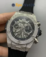 Big Bang 44mm Black Dial Diamond Bezel Super Clone