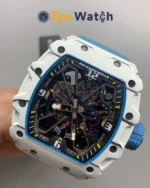 Richard Mille RM35-03 Best Version Blue Silicone Strap Super Clone