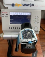 Richard Mille RM35-03 Best Version Blue Silicone Strap Super Clone