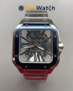 Cartier Santos Best Version 40mm Skeleton Blue Dial Super Clone