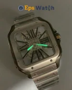 Cartier Santos Best Version 40mm Skeletonized Dial Super Clone