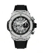 Big Bang 44mm Black Dial Diamond Bezel Super Clone