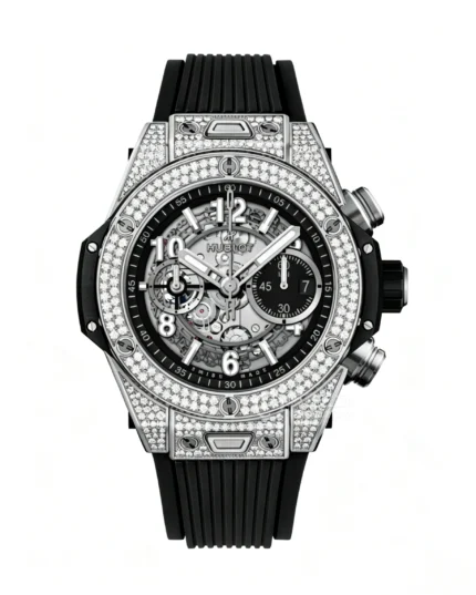 Big Bang 44mm Black Dial Diamond Bezel Super Clone