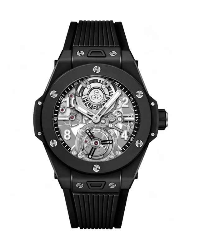 Big Bang Tourbillon Ceramic 45mm Best Version Skeleton Dial Super Clone
