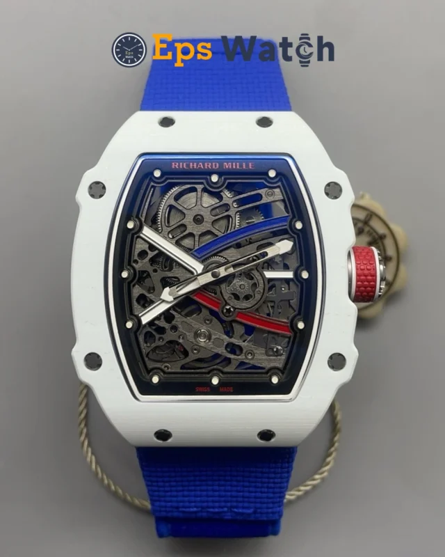 RM61-01 Yohan Blake Rehaut White Bezel Black Rubber Strap NTPT Super Clone